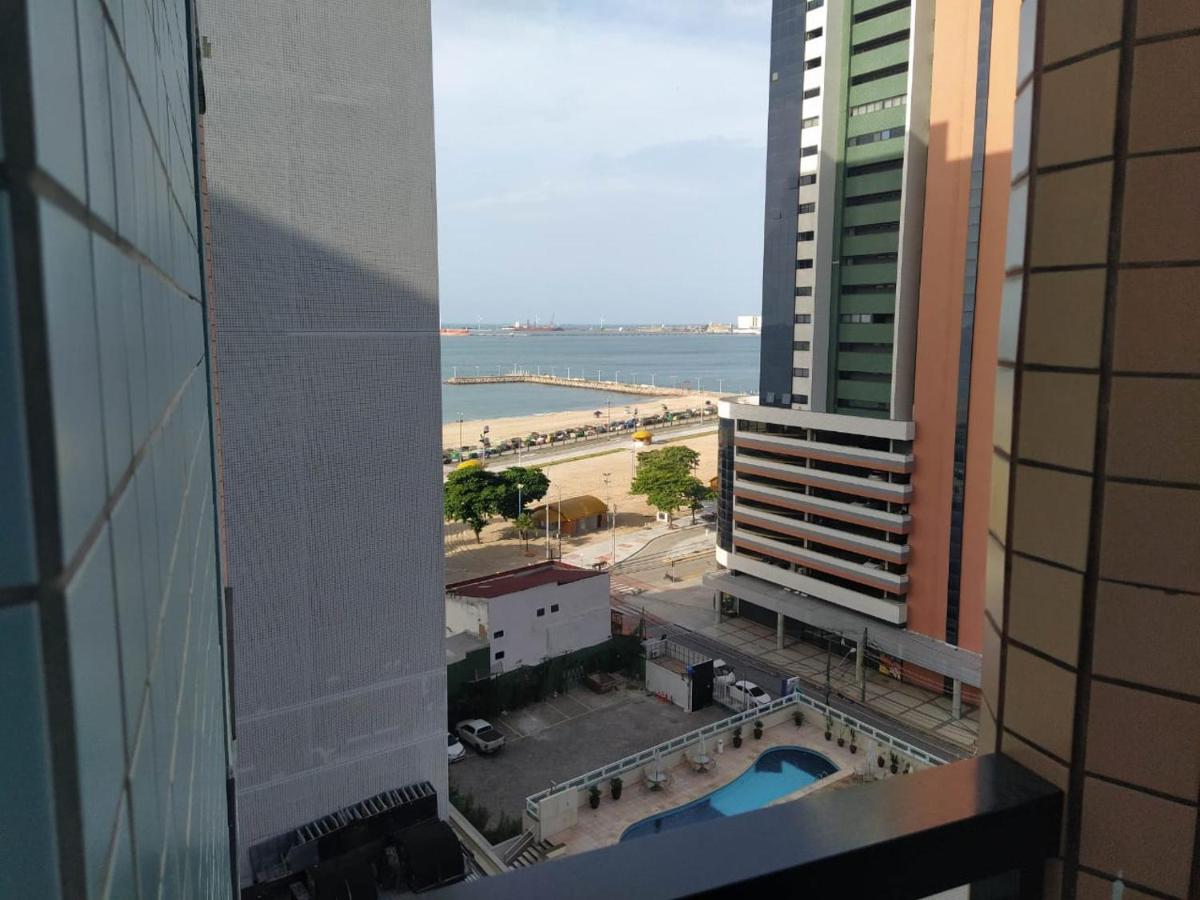 Flat Vista Mar No Meireles Na Beira Mar De Fortaleza 905 Exterior foto