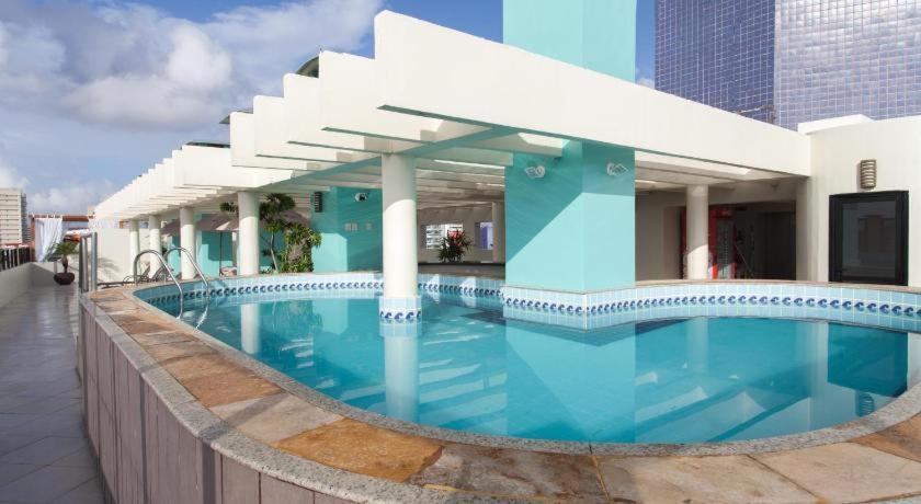Flat Vista Mar No Meireles Na Beira Mar De Fortaleza 905 Exterior foto