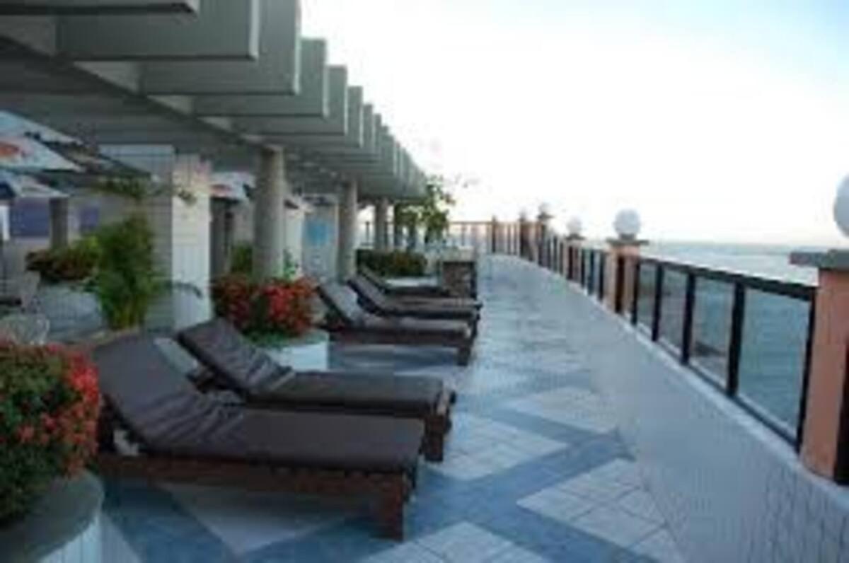 Flat Vista Mar No Meireles Na Beira Mar De Fortaleza 905 Exterior foto